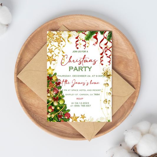 Christmas Part Invite | Holiday Work Party | Holiday Work Party | Holiday Party Invitation